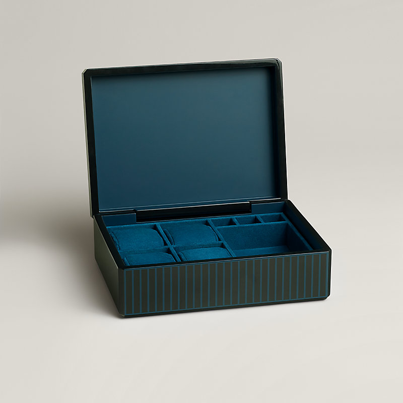 Facettes H Ruban watch box | Hermès USA